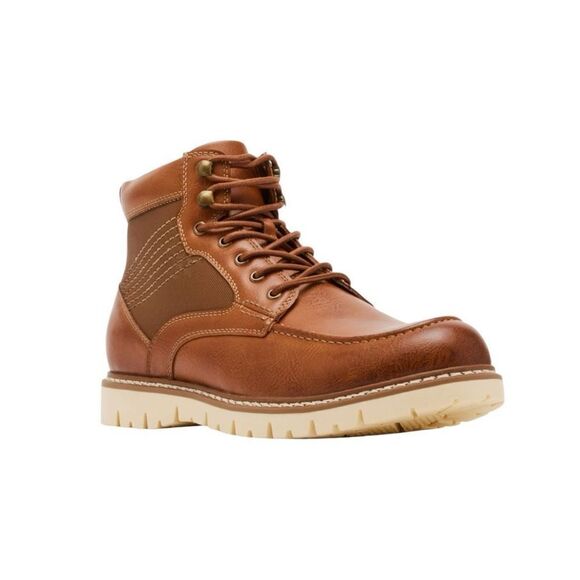 Steve Madden Men's Bleeker Boot Color Cognac Size 9 - Picture 1 of 15
